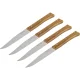 Opinel Facette stalo peilių rinkinys, 4 vnt., alyvmedis