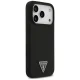 Guess Silicone Triangle Logo MagSafe dėklas skirtas iPhone 17 Pro, juodas