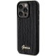 Guess dėklas iPhone 13 Pro Max telefonui Sequin Script Metal, juodas