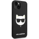 Karl Lagerfeld Silicone Choupette Head MagSafe dėklas iPhone 14 Plus, juodas