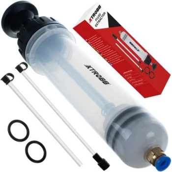 Xtrobb 22007 Oil and Fluid Extractor Syringe, 200 ml