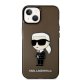 Karl Lagerfeld Ikonik Karl dėklas iPhone 14 Plus / 15 Plus, juodas