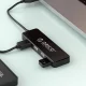 Orico FL01 USB-A šakotuvas su 4x USB 2.0 jungtimis, juodas