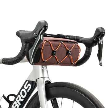 Dviračio vairo krepšys Rockbros 30110054003 2.2L, rudas