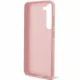Samsung Galaxy S23+ Guess Glitter Script dėklas GUHCS23MHGGSHP, rožinis