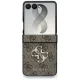 Guess Big 4G Logo dėklas telefonui Samsung Galaxy Z Flip 8, rudas