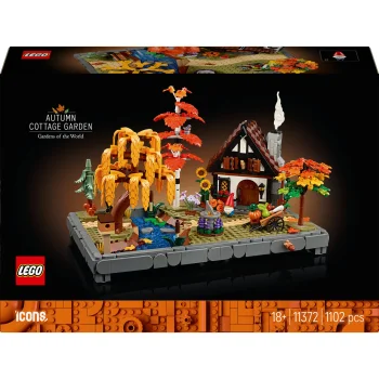 Konstruktorius LEGO Icons 11372 Autumn Cottage Garden