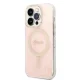 Guess dėklo ir įkroviklio rinkinys iPhone 14 Pro, rožinis