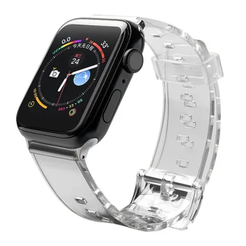 Strap Light TPU dirželis Apple Watch 38/40mm, juodas