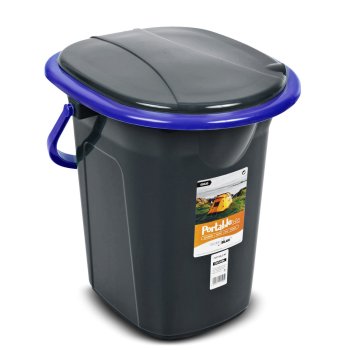 GreenBlue GB320BB Portable Toilet, 19L, Black/Navy Blue