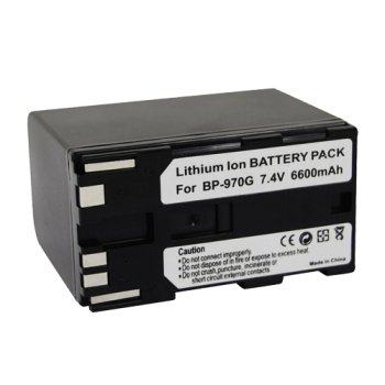 Canon BP-970G Replacement Battery 6600mAh Extra Digital