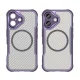 Dėklas „iPhone 16“ su „MagSafe“ Leading Series, violetinis