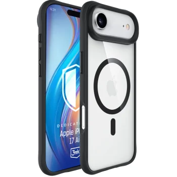 3mk iPhone 17 Air dėklas Satin Armor MagCase, baltas