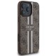 Guess 4G Printed Stripes MagSafe dėklas iPhone 16 Pro Max - Rudas