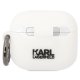 Karl Lagerfeld Silicone Case for AirPods 3 KLACA3SILKCW White