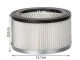 Fire-Resistant HEPA Filter for Ash Vacuum Cleaner 10927
