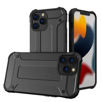 „Hybrid Armor“ dėklas „iPhone 14 Pro Max“, juodas