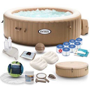 Pripučiamas SPA baseinas su hidromasažu 4 asmenims Intex 28426