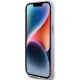 Guess Glitter Glossy Script dėklas iPhone 15 Pro telefonui, violetinis