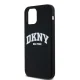 DKNY dėklas iPhone 12 / 12 Pro telefonui Liquid Silicone MagSafe, juodas
