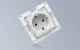 Sieninis lizdas Shelly WallsocketWhite, baltas