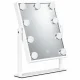 ModernHome makiažo veidrodis su LED apšvietimu 25x30 cm, 9 lemputės, 3 šviesos tonai