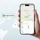 Bluetooth sekiklis Rockbros RT1W Apple Find My, juodas