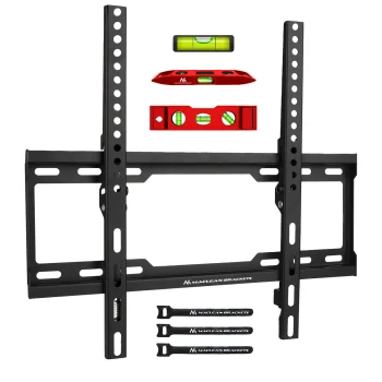 TV sieninis laikiklis Maclean MC-412, 32–70", iki 45 kg, VESA 400x400, juodas