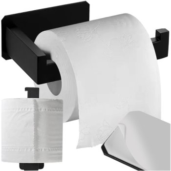 Ruhhy 00025067 Toilet Paper Holder, Black