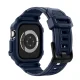 Spigen Rugged Armor Pro dirželis su apsauginiu dėklu Apple Watch 42 mm, tamsiai mėlynas