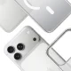 3Mk Protection dėklas iPhone 17 Pro Max Frosty MagCase, baltas