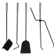 Kaminer 25971 metalinis židinio įrankių rinkinys, 5-in-1