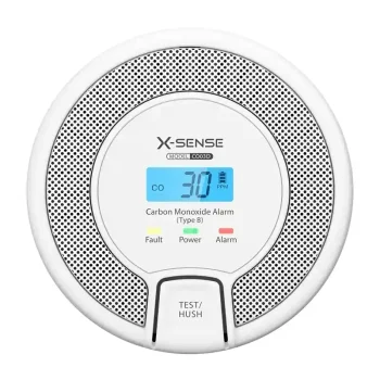 X-Sense CO03D smalkių (CO) detektorius su LCD ekranu