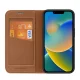 Dux Ducis Skin X2 atverčiamasis dėklas iPhone 14 Plus, Rudas