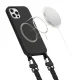 Tech-Protect MagNecklace MagSafe dėklas iPhone 12 / 12 Pro, juodas