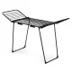 Foldable Clothes Drying Rack with 82 ft of Drying Space, Gullwing, Black