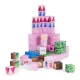 Magnetinės kaladėlės vaikams Multistore Pink Castle, 96 vnt.