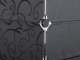 Modular Wardrobe with 6 Sections and Hanging Rod, Black