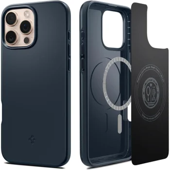 Spigen Thin Fit MagSafe dėklas telefonui iPhone 16 Pro, tamsiai pilkas