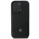 Mercedes iPhone 16 Pro dėklas Leather Urban, juodas