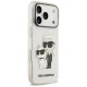 Karl Lagerfeld IML NFT Glitter Karl&Choupette case for iPhone 18 Pro / 17 Pro, transparent