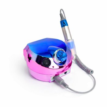 Professional Nail Drill Machine 65W 35,000 RPM for Manicure & Pedicure, Metallic Blue