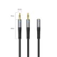 Orico AX1 garso adapteris 3.5 mm ausinių ir mikrofono šakotuvas 0.5 m, juodas