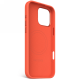 Decoded AntiMicrobial Silicone Stacks dėklas su MagSafe iPhone 16 Pro Max, oranžinis