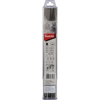 Makita D-58920 SDS-Plus grąžtų ir kaltų rinkinys, 6 vnt.