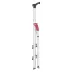 Aliumininės kopėčios Hailo L80 ComfortLine 3 pakopų