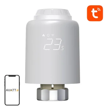 Išmanusis radiatoriaus termostatinis vožtuvas Avatto TRV07 Zigbee 3.0 Tuya