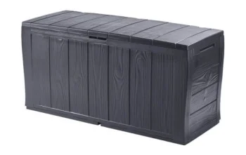 Sodo daiktadėžė KETER Sherwood 270L, 117 x 45 x 57.50 cm, antracito pilka
