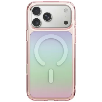 Uniq Coehl Estelle dėklas su magnetiniu įkrovimu iPhone 18 Pro / 17 Pro, rožinis