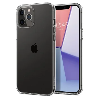Apple iPhone 12 / 12 Pro 6.1" Spigen Liquid Crystal TPU Case Cover, Transparent